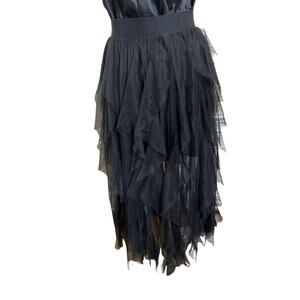 Sincerely Jules Black Layered Midi Skirt